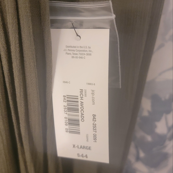 Pretty Anna blouse - avocado- never worn - size XL - Picture 3 of 3